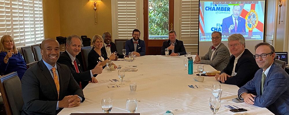 Chairman Kimberly Reed at a roundtable hosted by the Florida Chamber of Commerce